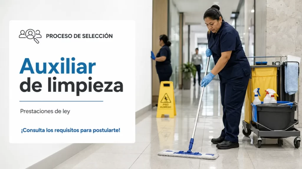 Auxiliar de limpieza