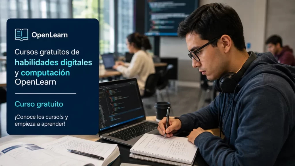 Cursos gratuitos de habilidades digitales y computación OpenLearn