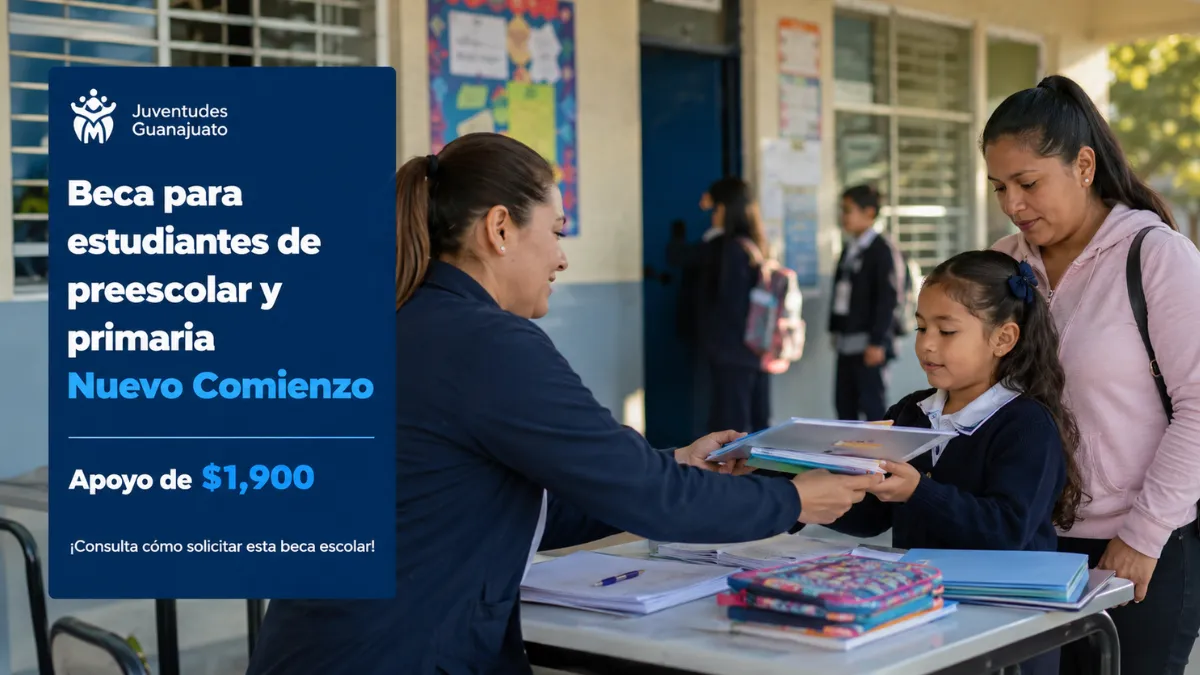 Beca para estudiantes de preescolar y primaria Nuevo Comienzo